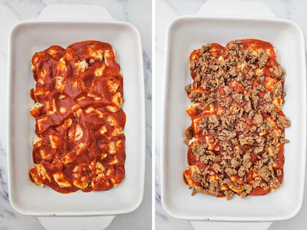 Bubble up pizza casserole process 7