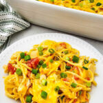 Cheesy Rotel Chicken Spaghetti