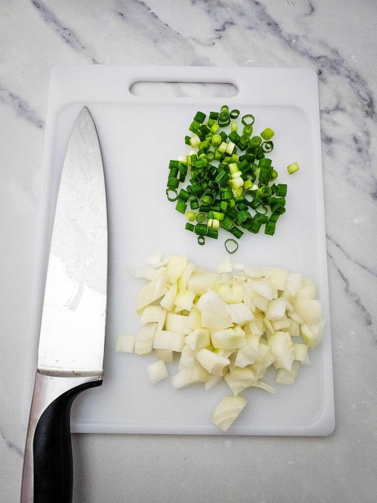 Cheesy Rotel Chicken Spaghetti process 1