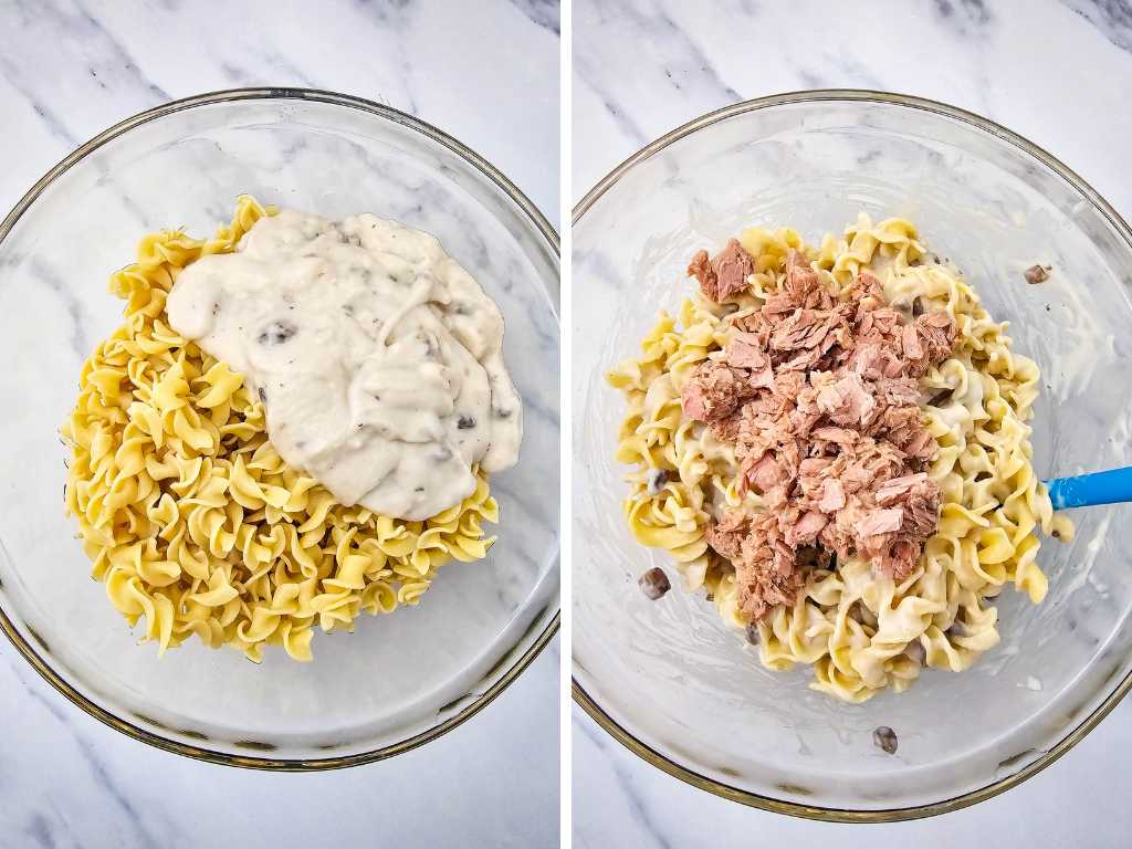 Classic tuna casserole process 3