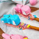 Dipped Pretzel Peeps pin