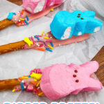 Dipped Pretzel Peeps pin