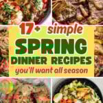 Easy spring dinner ideas pin