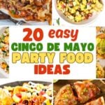 Cinco de Mayo party food ideas pin.
