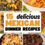 Mexican dinner recipes pin