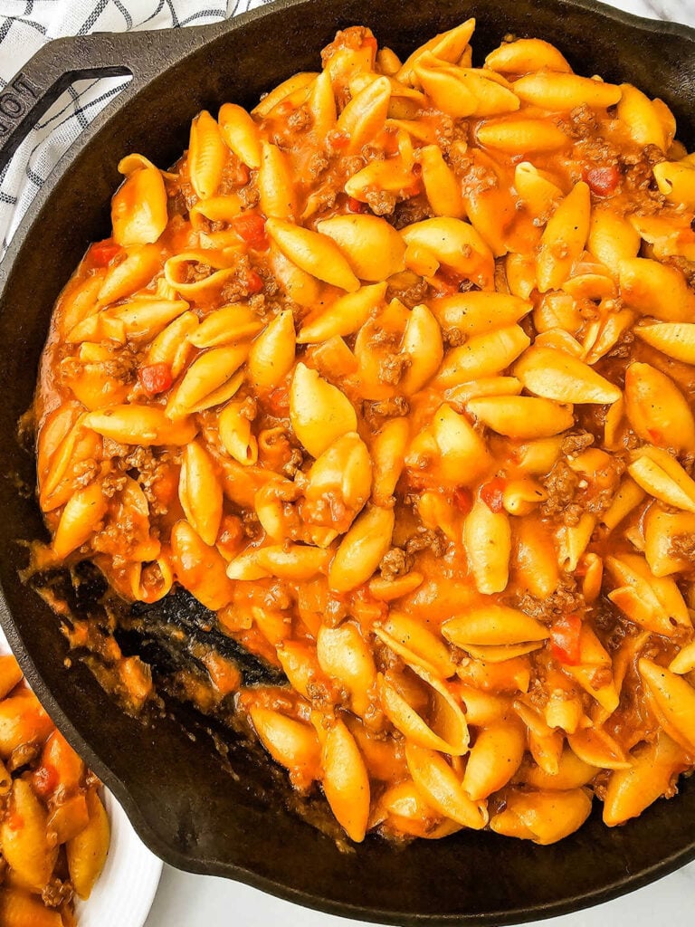 One Pan Cheeseburger Pasta