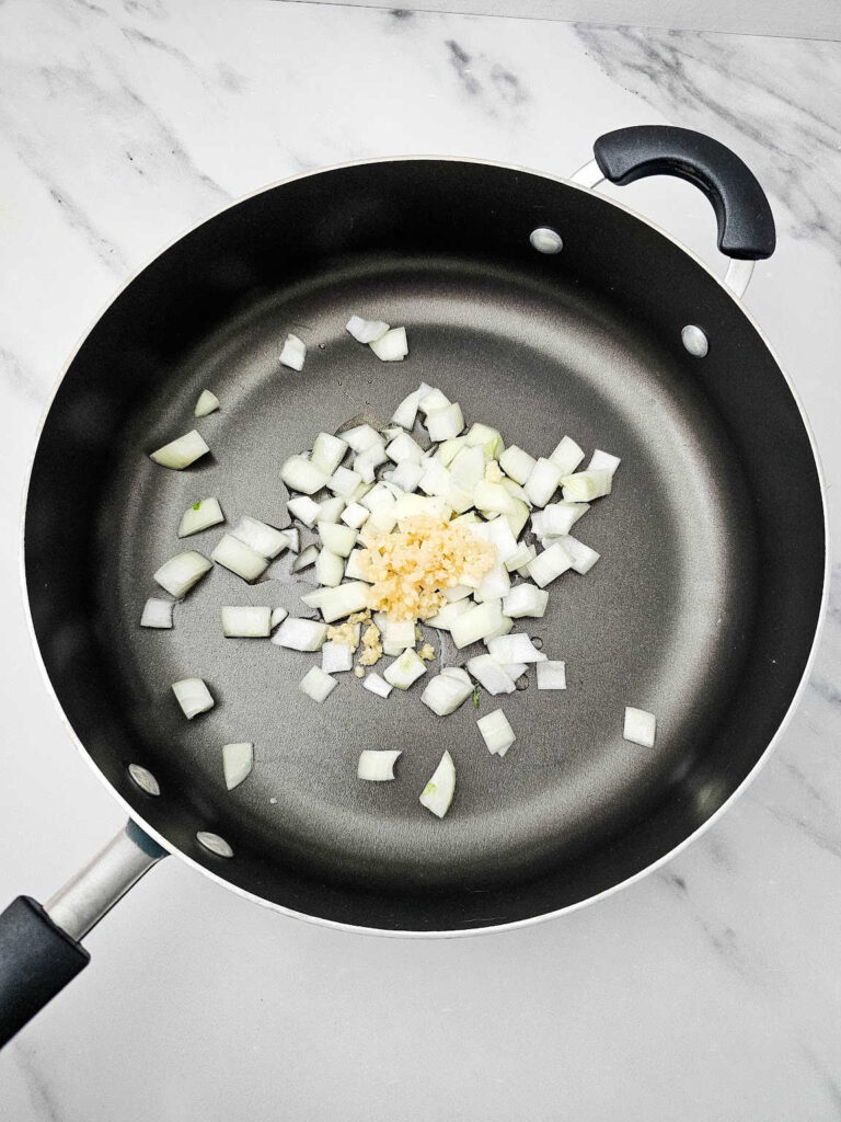 One skillet chili mac recipe process 1