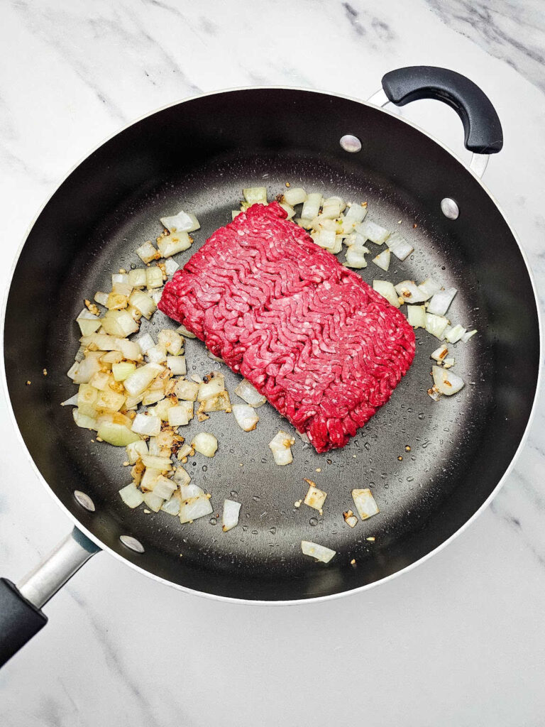 One skillet chili mac recipe process 2