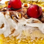 Banana split cake pin