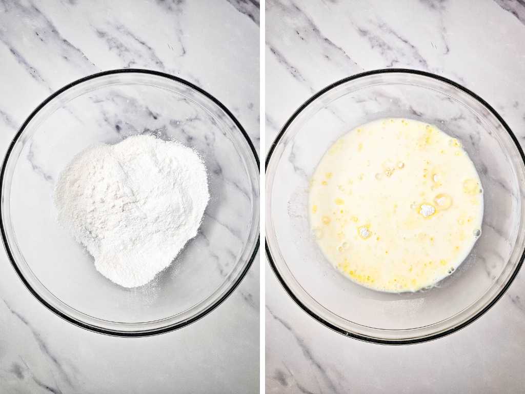 Banana split cake process 5