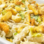 Caesar pasta salad