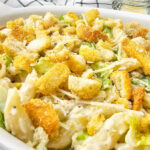 Caesar pasta salad pin