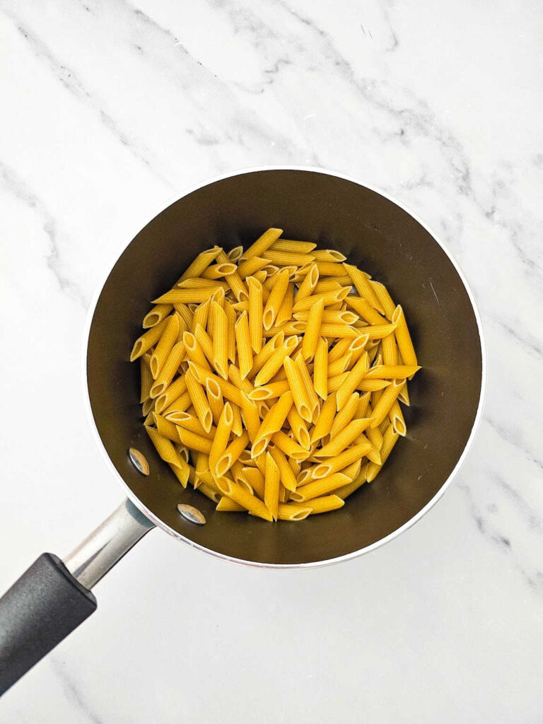 Caesar pasta salad process 1