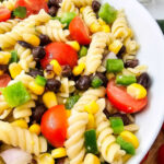 Cowboy caviar pasta salad