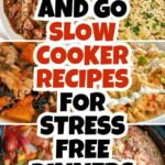 Dump and go crockpot dinners pin