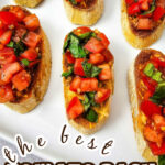 Fresh Garden Bruschetta pin