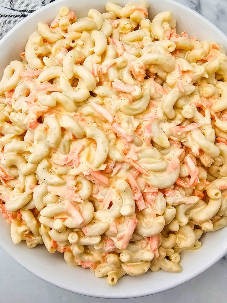 Hawaiian macaroni salad