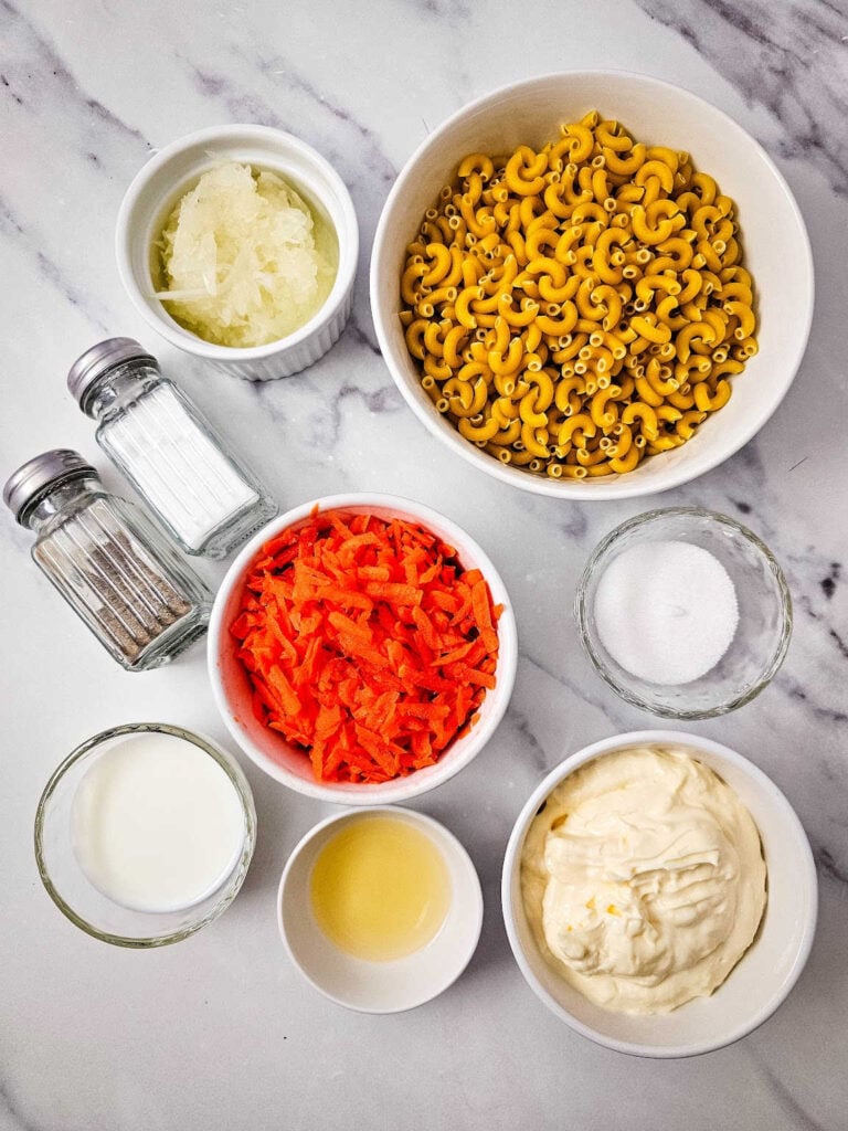 Hawaiian macaroni salad ingredients
