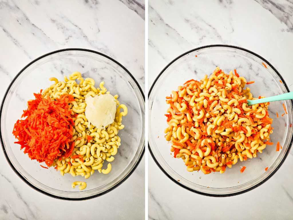 Hawaiian macaroni salad process 3