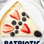 Red White and Blue Fruit Pizza pin