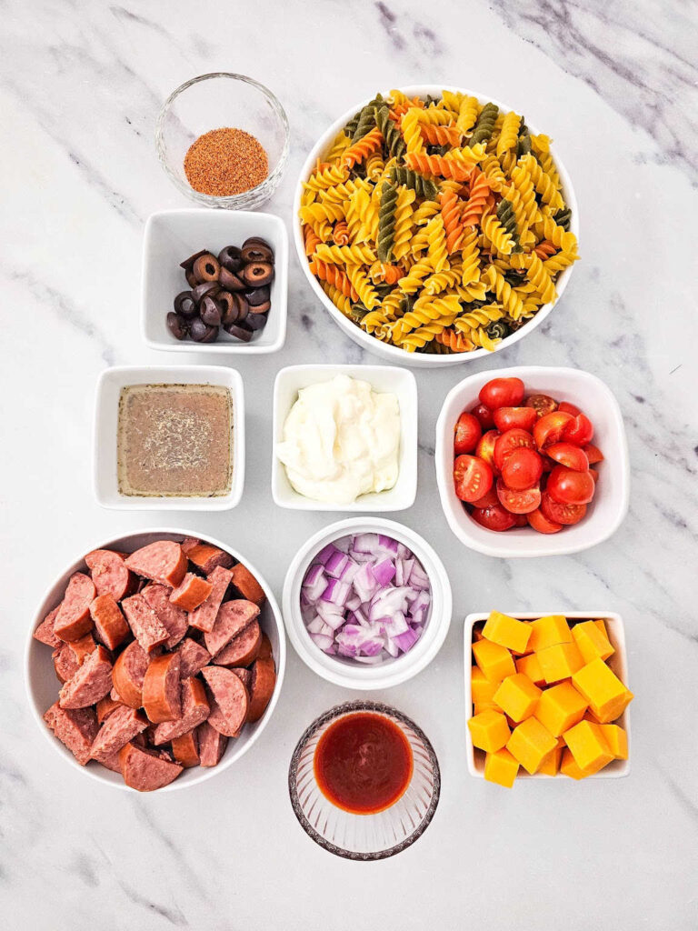 Smoked sausage pasta salad ingredients