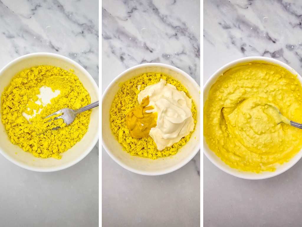 Deviled Egg Potato Salad process 4