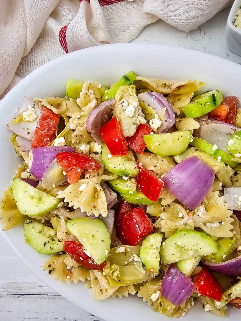 Greek pasta salad