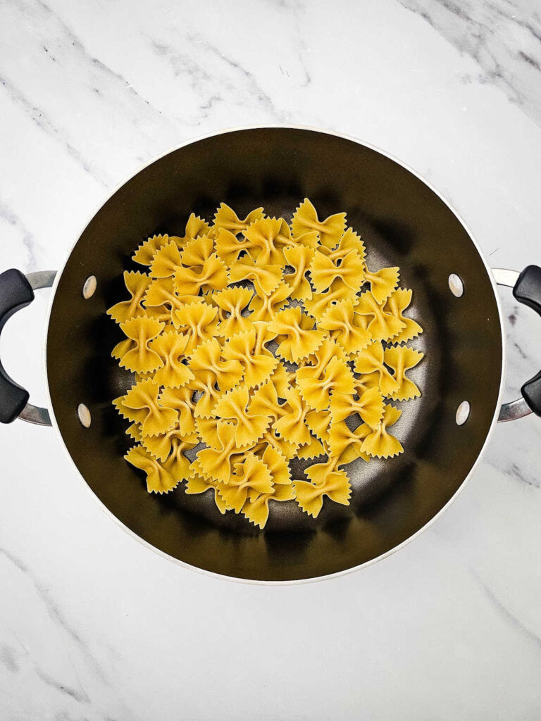 Greek pasta salad process 2