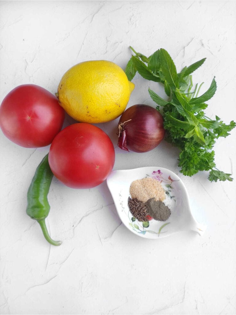 Pico de Gallo ingredients