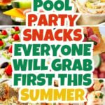 Pool party snack ideas pin