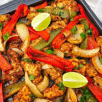 Sheet pan chicken fajitas