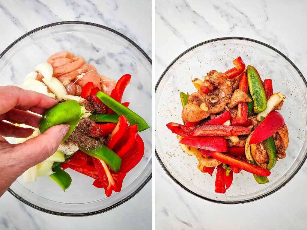 Sheet pan chicken fajitas process 4(1)