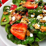 Spinach strawberry salad
