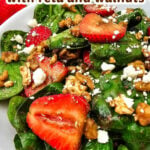 Spinach strawberry salad pin