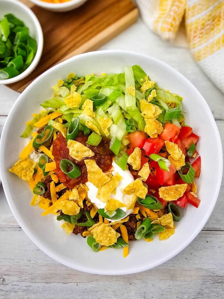 Taco rice bowl