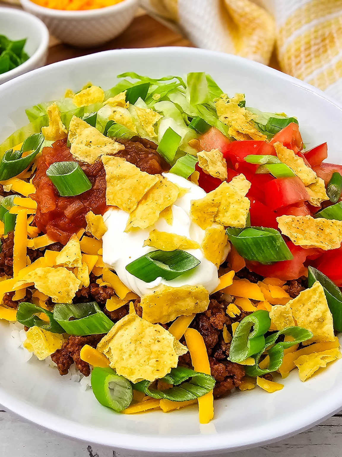 Taco rice bowl