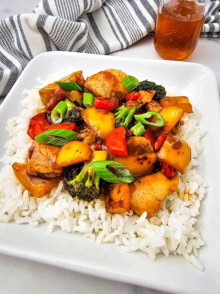 Teriyaki chicken rice bowl