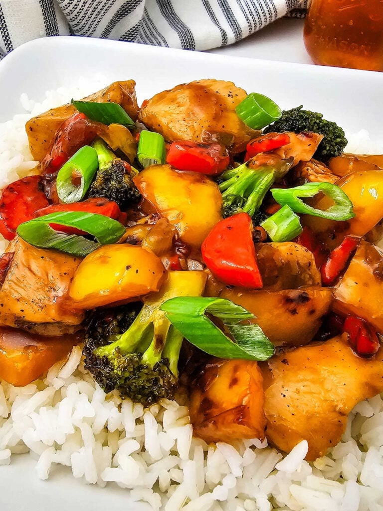 Teriyaki chicken rice bowl