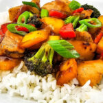 Teriyaki chicken rice bowl pin