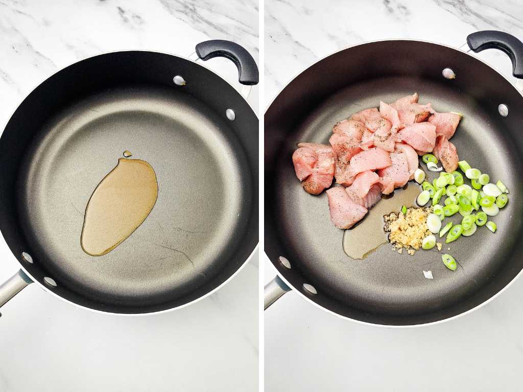 Teriyaki chicken rice bowl process 3