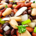Three bean salad pin