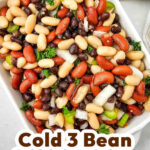 Three bean salad pin
