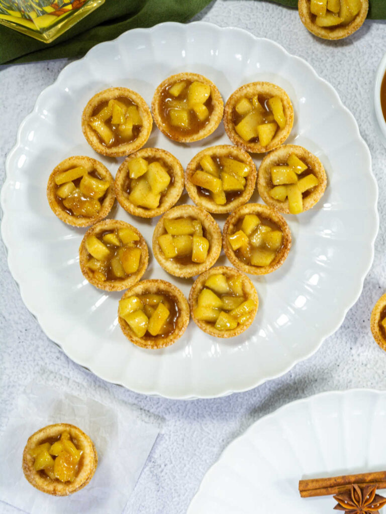 Caramel apple tartlets
