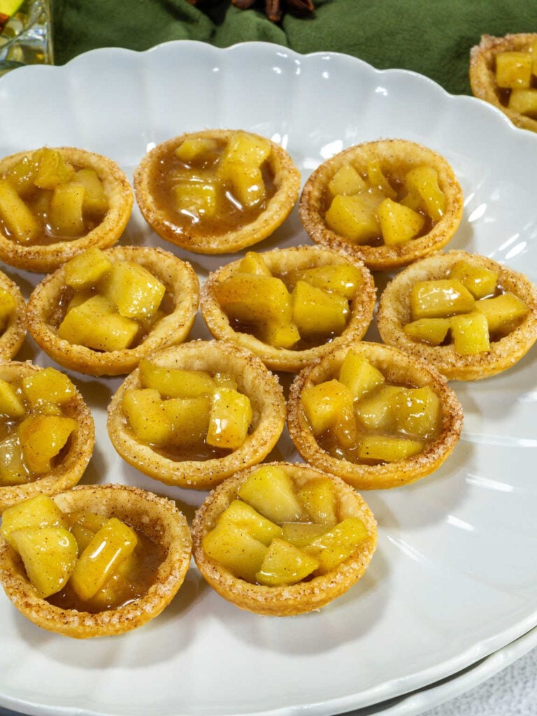 Caramel apple tartlets
