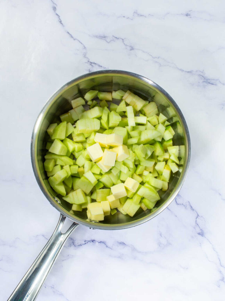 Caramel apple tartlets process 8