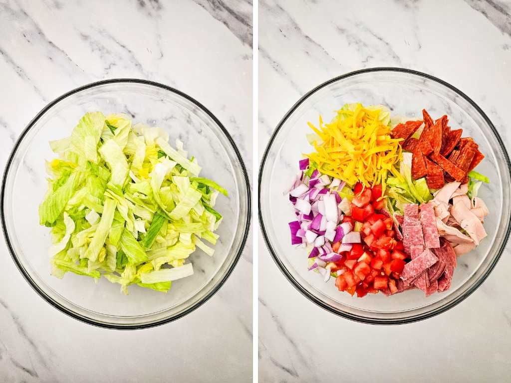 Chopped Italian Sub Salad process 3