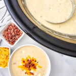 Crockpot loaded potato soup pin