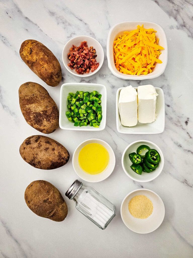 Jalapeno popper potato skins ingredients