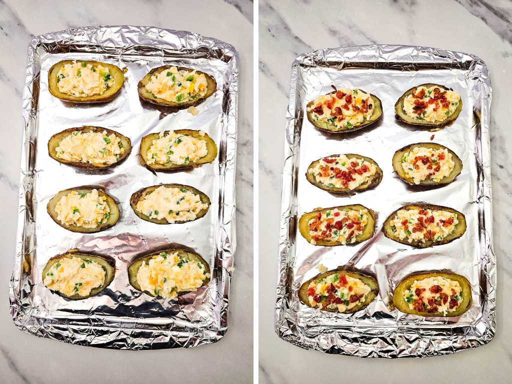 Jalapeno popper potato skins process 11