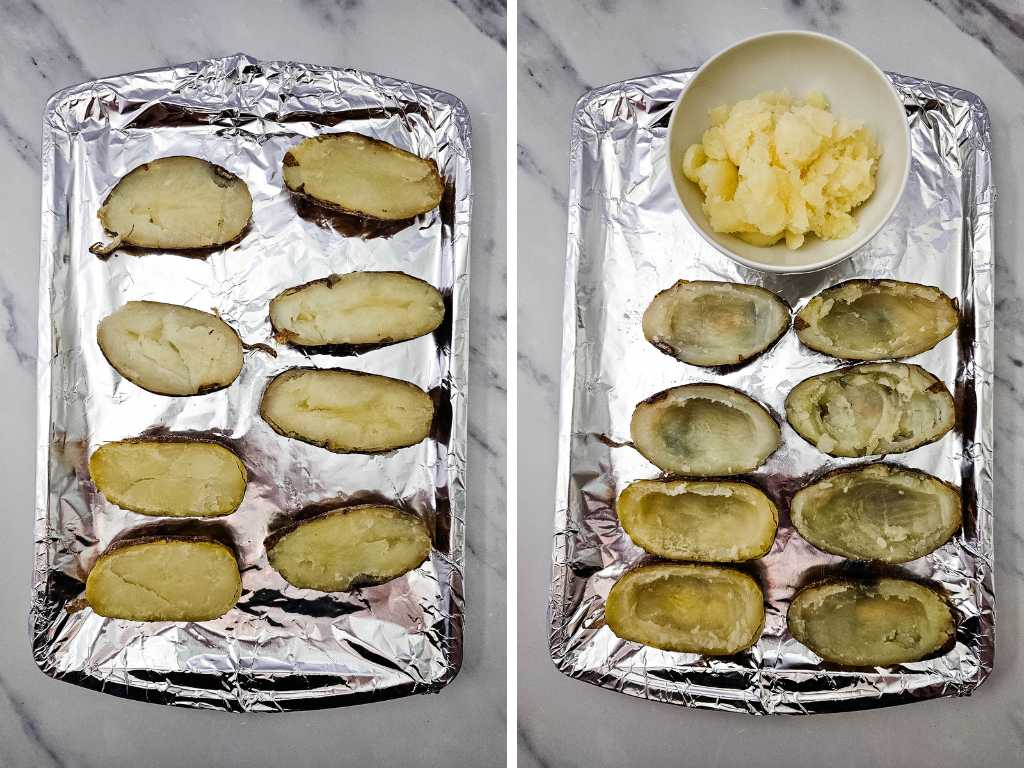 Jalapeno popper potato skins process 7